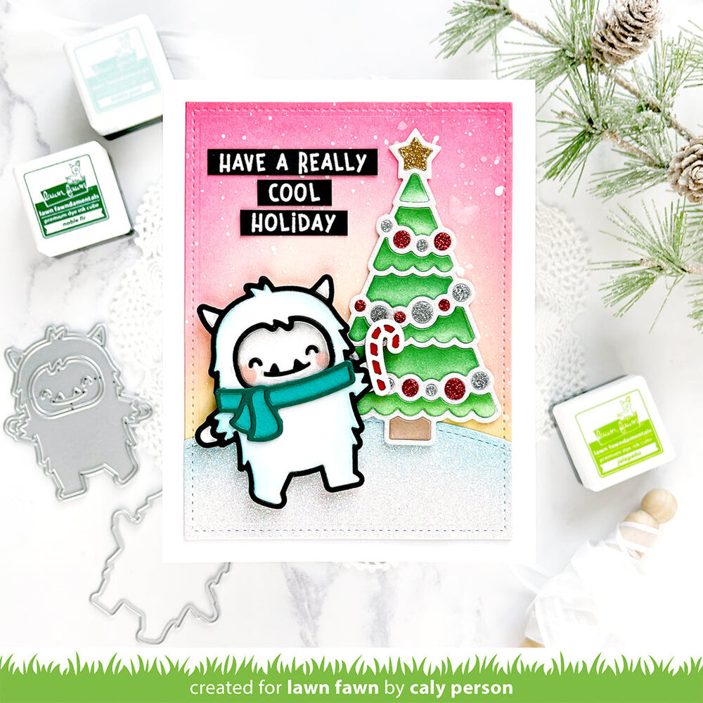Lawn Fawn Winter Yeti Lawn Cuts Dies (LF3259) (DISCONTINUED)