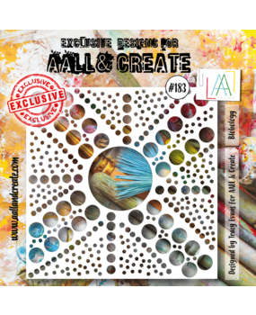 Aall and Create Stencil 6x6 Inch Blobology (AALL-PC-183) (DISCONTINUED)