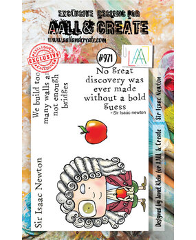 Aall and Create Stamp Set A7 Sir Isaac Newton (AALL-TP-971) (DISCONTINUED)