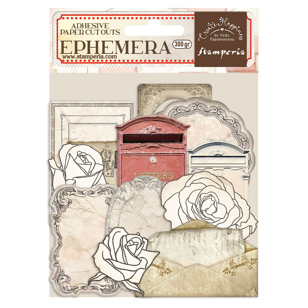 Stamperia Create Happiness Christmas Ephemera Letters (20pcs) (DFLCT32) (DISCONTINUED)