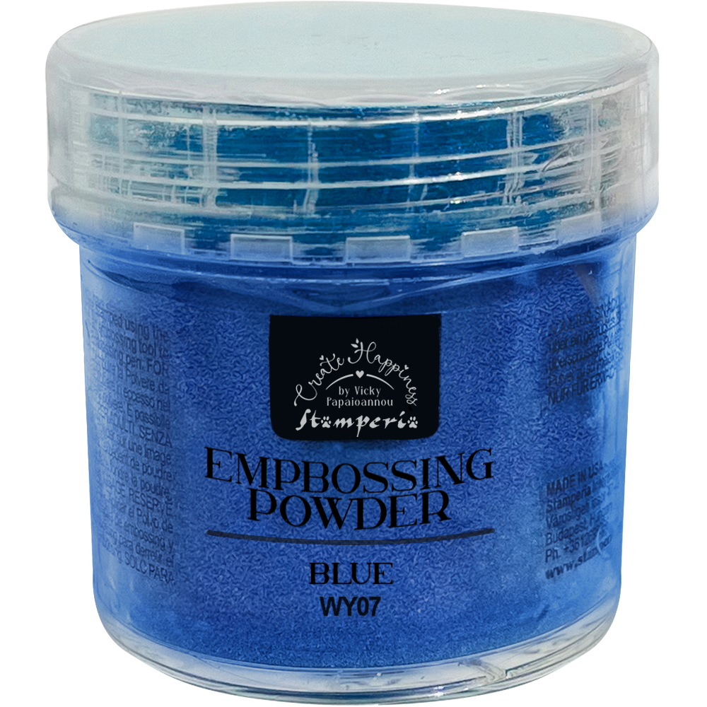 Stamperia Create Happiness Embossing Powder Blue 63 oz (WY07)
