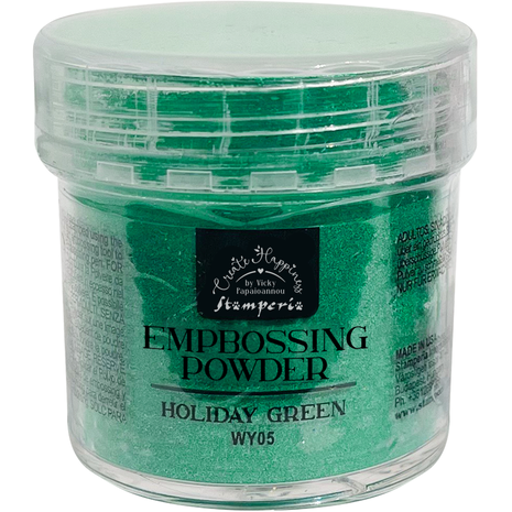 Stamperia Create Happiness Embossing Powder Holiday Green 63 oz (WY05)