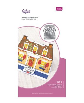 Crafter's Companion 3-in-1 Create-a-Card Cutting & Embossing Die Cosy Country Cottage (CC-DCE-MD-CCCO) (OUTLET) Crafter's Companion 3-in-1 Create-a-Card Cutting & Embossing Die Cosy Country Cottage (CC-DCE-MD-CCCO) (OUTLET)