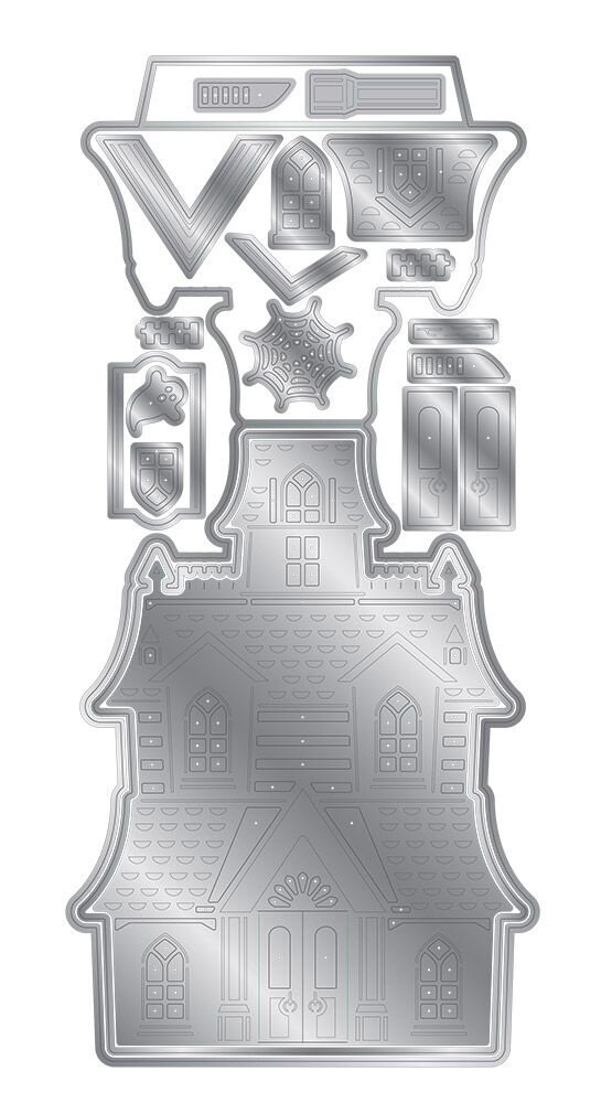 Crafter's Companion 3-in-1 Create-a-Card Cutting & Embossing Die Spooky House (CC-DCE-MD-SPHO) (OUTLET) Crafter's Companion 3-in-1 Create-a-Card Cutting & Embossing Die Spooky House (CC-DCE-MD-SPHO) (OUTLET)