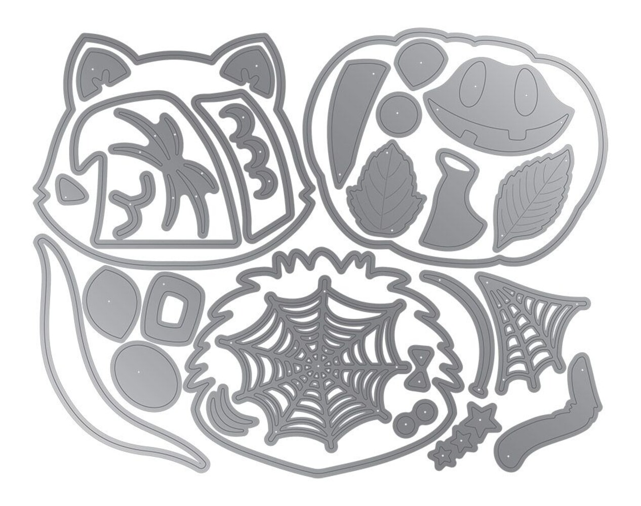 Crafter's Companion Halloween Treat Boxes Metal Die & Box Stencil (CC-DCE-MDS-HALTB) (OUTLET)
