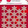 Woodware Snowflake Screen Mask (FRST079) (OUTLET) Woodware Snowflake Screen Mask (FRST079) (OUTLET)