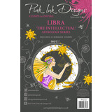 Pink Ink Designs Libra "The Intellectual" A5 Clear Stamps (PI232) (OUTLET)