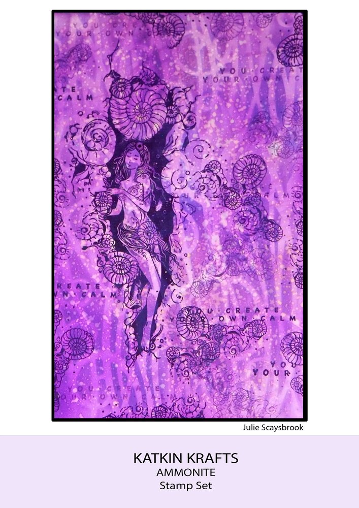 Katkin Krafts Ammonite A5 Clear Stamp Set (KK0026) (OUTLET)