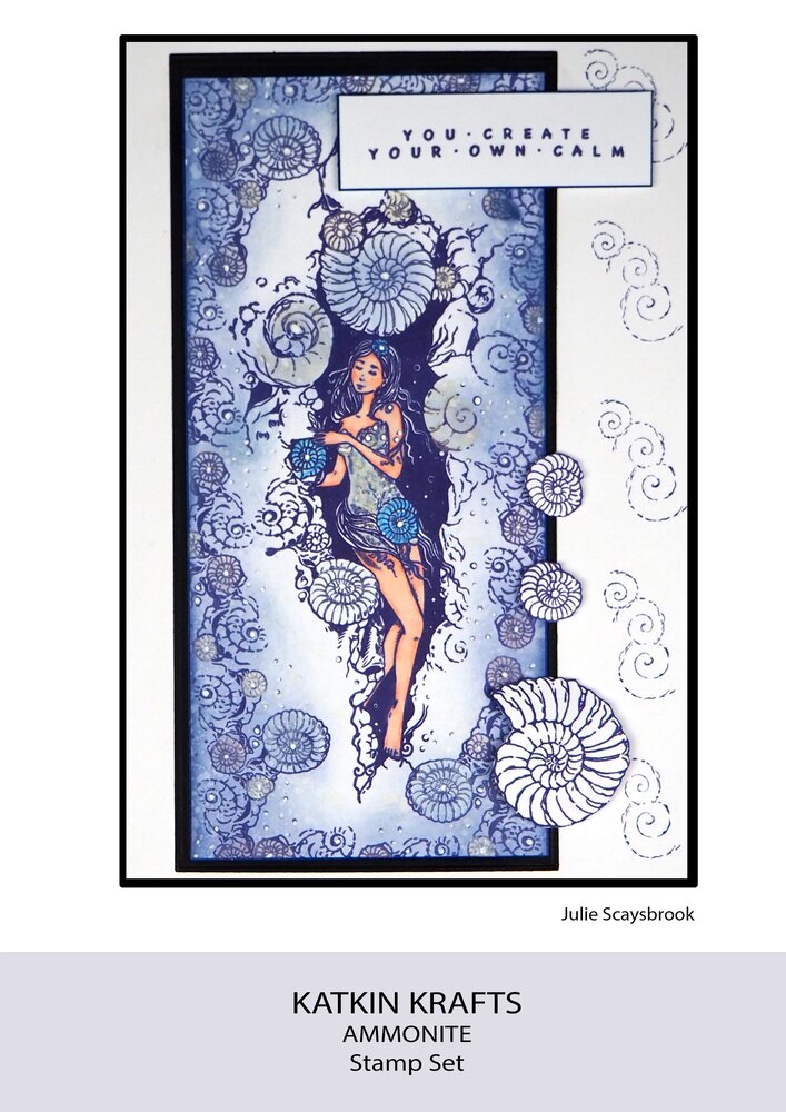 Katkin Krafts Ammonite A5 Clear Stamp Set (KK0026) (OUTLET)
