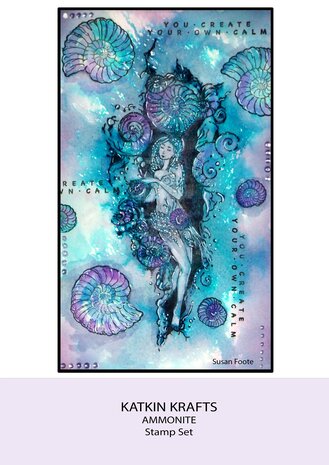 Katkin Krafts Ammonite A5 Clear Stamp Set (KK0026) (OUTLET)
