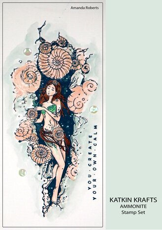Katkin Krafts Ammonite A5 Clear Stamp Set (KK0026) (OUTLET)