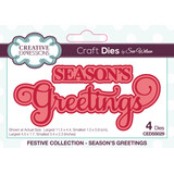 Creative Expressions Sue Wilson Craft Die Season's Greetings (CEDSS029) (OUTLET)
