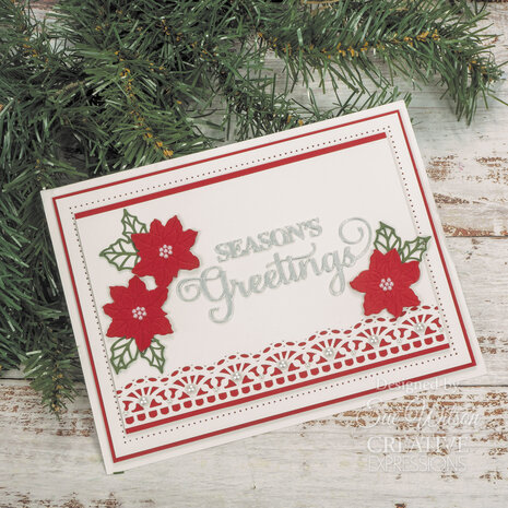 Creative Expressions Sue Wilson Craft Die Season's Greetings (CEDSS029) (OUTLET) Creative Expressions Sue Wilson Craft Die Season's Greetings (CEDSS029) (OUTLET)