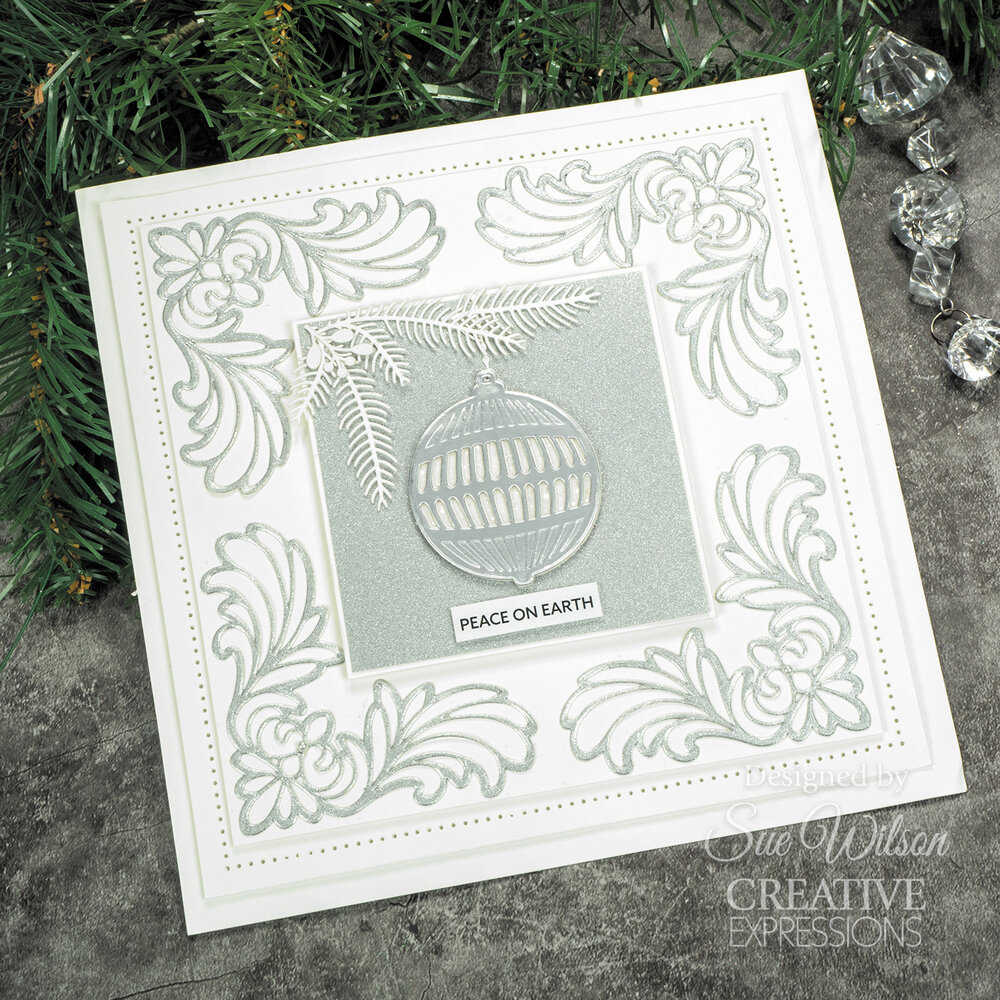 Creative Expressions Sue Wilson Craft Die Plume Corner (CED3274) (OUTLET)