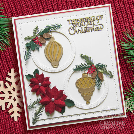 Creative Expressions Sue Wilson Craft Die Vintage Baubles (CED3271) (OUTLET) Creative Expressions Sue Wilson Craft Die Vintage Baubles (CED3271) (OUTLET)