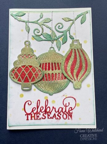 Creative Expressions Sue Wilson Craft Die Vintage Baubles (CED3271) (OUTLET) Creative Expressions Sue Wilson Craft Die Vintage Baubles (CED3271) (OUTLET)