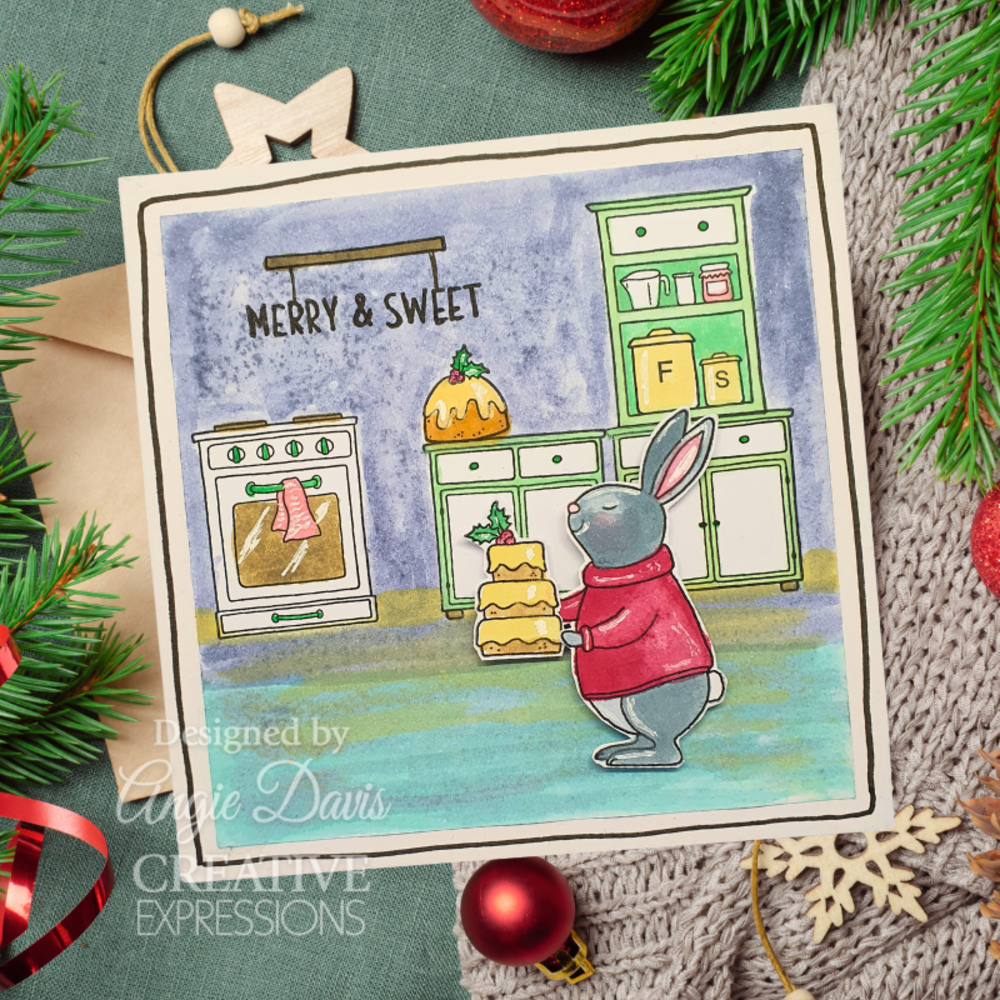 Creative Expressions Jane's Doodles Clear Stamp Set Merry & Sweet (CEC1041) (OUTLET)