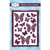Creative Expressions Helen Colebrook Stencil A5 Whimsical Butterflies (CEST117) (OUTLET)