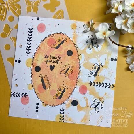 Creative Expressions Helen Colebrook Stencil A5 Whimsical Butterflies (CEST117) (OUTLET) Creative Expressions Helen Colebrook Stencil A5 Whimsical Butterflies (CEST117) (OUTLET)