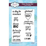 Creative Expressions Helen Colebrook Clear Stamp A6 Positive Sentiments (CEC1027) (OUTLET)