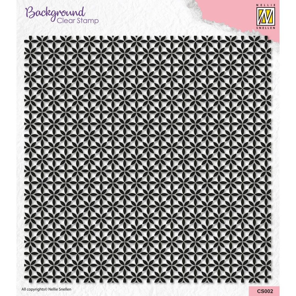 Nellie Snellen Background Clear Stamp Stars (CS002) (OUTLET)