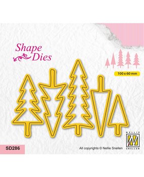 Nellie Snellen Shape Dies Christmas Trees (SD286) (OUTLET)