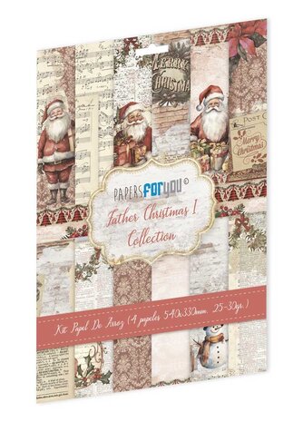 Papers For You Father Christmas I Rice Paper Kit (4 pcs) (PFY-12175) (DISCONTINUED) Papers For You Father Christmas I Rice Paper Kit (4 pcs) (PFY-12175) (DISCONTINUED)