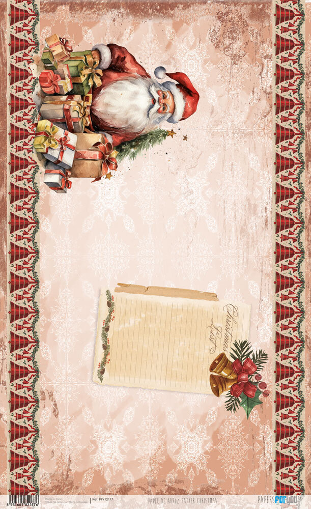 Papers For You Father Christmas I Rice Paper Kit (4 pcs) (PFY-12175) (DISCONTINUED) Papers For You Father Christmas I Rice Paper Kit (4 pcs) (PFY-12175) (DISCONTINUED)