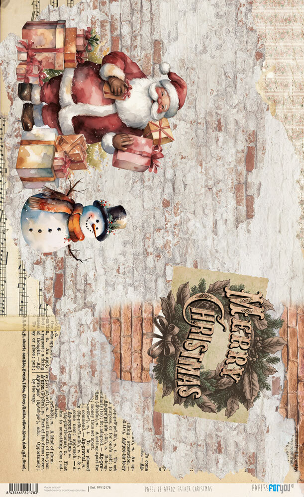 Papers For You Father Christmas I Rice Paper Kit (4 pcs) (PFY-12175) (DISCONTINUED) Papers For You Father Christmas I Rice Paper Kit (4 pcs) (PFY-12175) (DISCONTINUED)