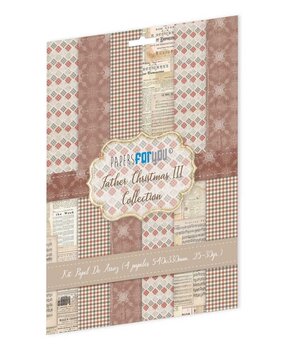 Papers For You Father Christmas III Rice Paper Kit (4 pcs) (PFY-12406) (DISCONTINUED)