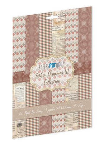 Papers For You Father Christmas III Rice Paper Kit (4 pcs) (PFY-12406) (DISCONTINUED) Papers For You Father Christmas III Rice Paper Kit (4 pcs) (PFY-12406) (DISCONTINUED)