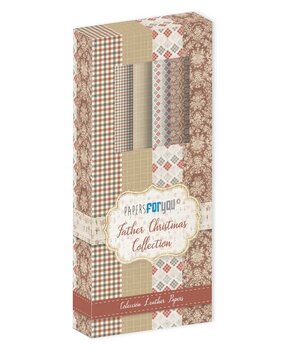 Papers For You Father Christmas Leather Paper Kit (4pcs) (PFY-12367) (DISCONTINUED) Papers For You Father Christmas Leather Paper Kit (4pcs) (PFY-12367) (DISCONTINUED)