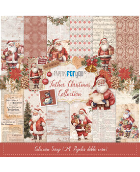 Papers For You Father Christmas Mini Scrap Paper Pack (24pcs) (PFY-12346) (DISCONTINUED) Papers For You Father Christmas Mini Scrap Paper Pack (24pcs) (PFY-12346) (DISCONTINUED)