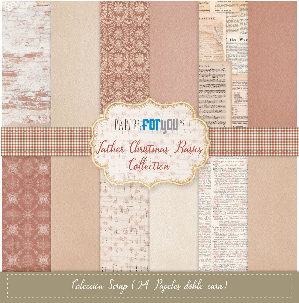 Papers For You Father Christmas Basics Midi Scrap Paper Pack (24pcs) (PFY-12345) (DISCONTINUED) Papers For You Father Christmas Basics Midi Scrap Paper Pack (24pcs) (PFY-12345) (DISCONTINUED)
