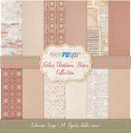 Papers For You Father Christmas Basics Midi Scrap Paper Pack (24pcs) (PFY-12345) (DISCONTINUED) Papers For You Father Christmas Basics Midi Scrap Paper Pack (24pcs) (PFY-12345) (DISCONTINUED)