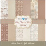 Papers For You Father Christmas Basics Scrap Paper Pack (12pcs) (PFY-12329) (DISCONTINUED)