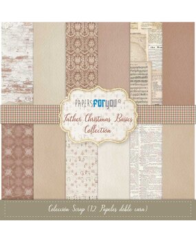 Papers For You Father Christmas Basics Scrap Paper Pack (12pcs) (PFY-12329) (DISCONTINUED) Papers For You Father Christmas Basics Scrap Paper Pack (12pcs) (PFY-12329) (DISCONTINUED)