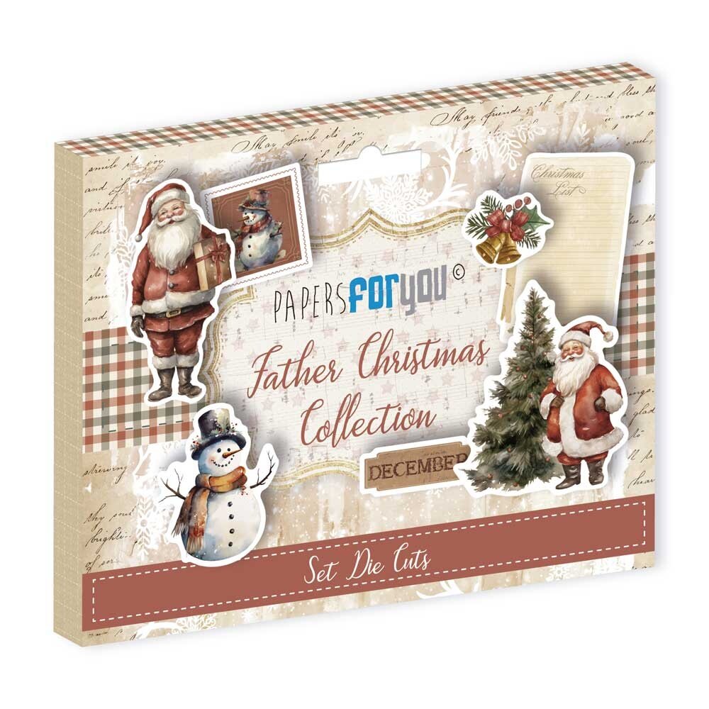 Papers For You Father Christmas Die Cuts (PFY-12348) (DISCONTINUED) Papers For You Father Christmas Die Cuts (PFY-12348) (DISCONTINUED)