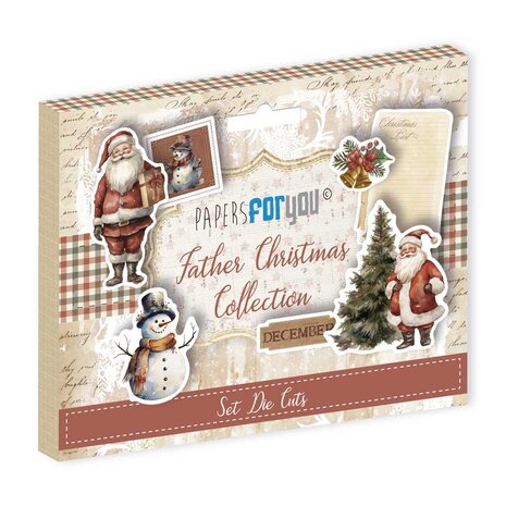 Papers For You Father Christmas Die Cuts (PFY-12348) (DISCONTINUED) Papers For You Father Christmas Die Cuts (PFY-12348) (DISCONTINUED)
