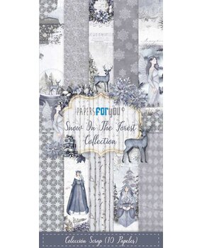 Papers For You Snow On The Forest Slim Scrap Paper Pack (10pcs) (PFY-12399) (DISCONTINUED)