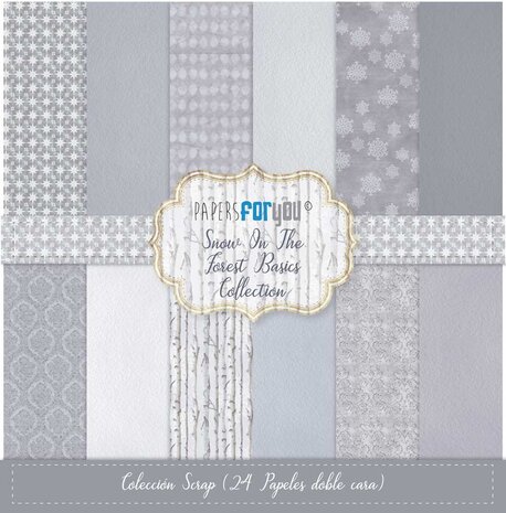 Papers For You Snow On The Forest Basics Midi Scrap Paper Pack (24pcs) (PFY-12397) (DISCONTINUED) Papers For You Snow On The Forest Basics Midi Scrap Paper Pack (24pcs) (PFY-12397) (DISCONTINUED)
