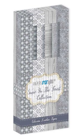 Papers For You Snow On The Forest Leather Paper Kit (4pcs) (PFY-12534) (DISCONTINUED) Papers For You Snow On The Forest Leather Paper Kit (4pcs) (PFY-12534) (DISCONTINUED)