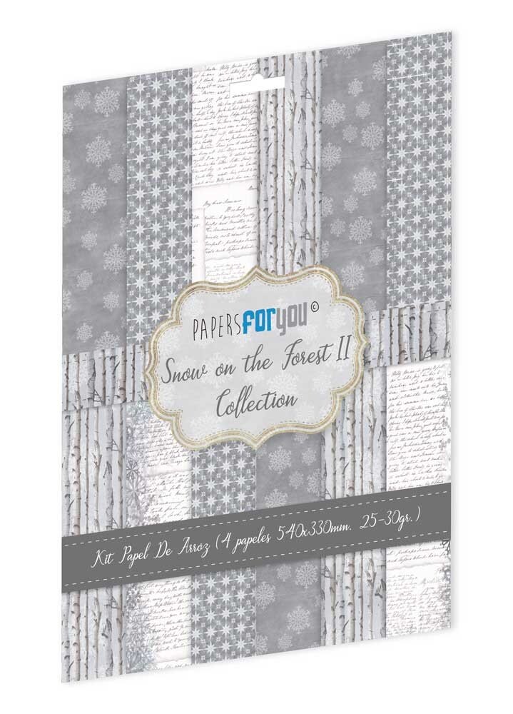 Papers For You Snow on the Forest II Rice Paper Kit (4 pcs) (PFY-12417) (DISCONTINUED) Papers For You Snow on the Forest II Rice Paper Kit (4 pcs) (PFY-12417) (DISCONTINUED)
