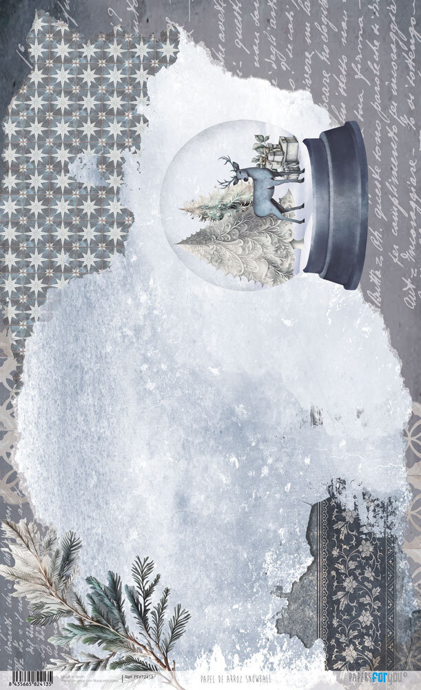 Papers For You Snow on the Forest I Rice Paper Kit (4 pcs) (PFY-12412) (DISCONTINUED)