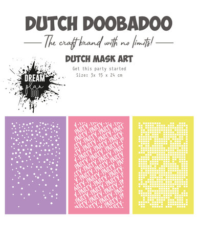 Dutch Doobadoo Dutch Mask Art Dream Plan Do Get This Party Started (3pcs) (470.784.256) (OUTLET) Dutch Doobadoo Dutch Mask Art Dream Plan Do Get This Party Started (3pcs) (470.784.256) (OUTLET)