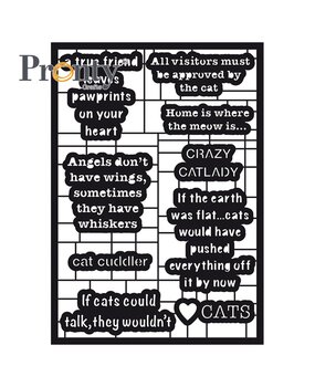 Pronty Crafts Purrrfect Paper Art Quotes A5 (472.750.008) (DISCONTINUED)