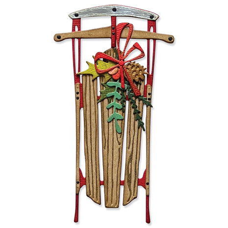 Sizzix Thinlits Die by Tim Holtz Vintage Sled (12pcs) (666339) Sizzix Thinlits Die by Tim Holtz Vintage Sled (12pcs) (666339)