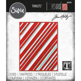 Sizzix Thinlits Die by Tim Holtz Layered Stripes (3pcs) (666336) (DISCONTINUED) Sizzix Thinlits Die by Tim Holtz Layered Stripes (3pcs) (666336) (DISCONTINUED)