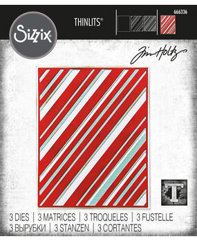 Sizzix Thinlits Die by Tim Holtz Layered Stripes (3pcs) (666336) (DISCONTINUED) Sizzix Thinlits Die by Tim Holtz Layered Stripes (3pcs) (666336) (DISCONTINUED)