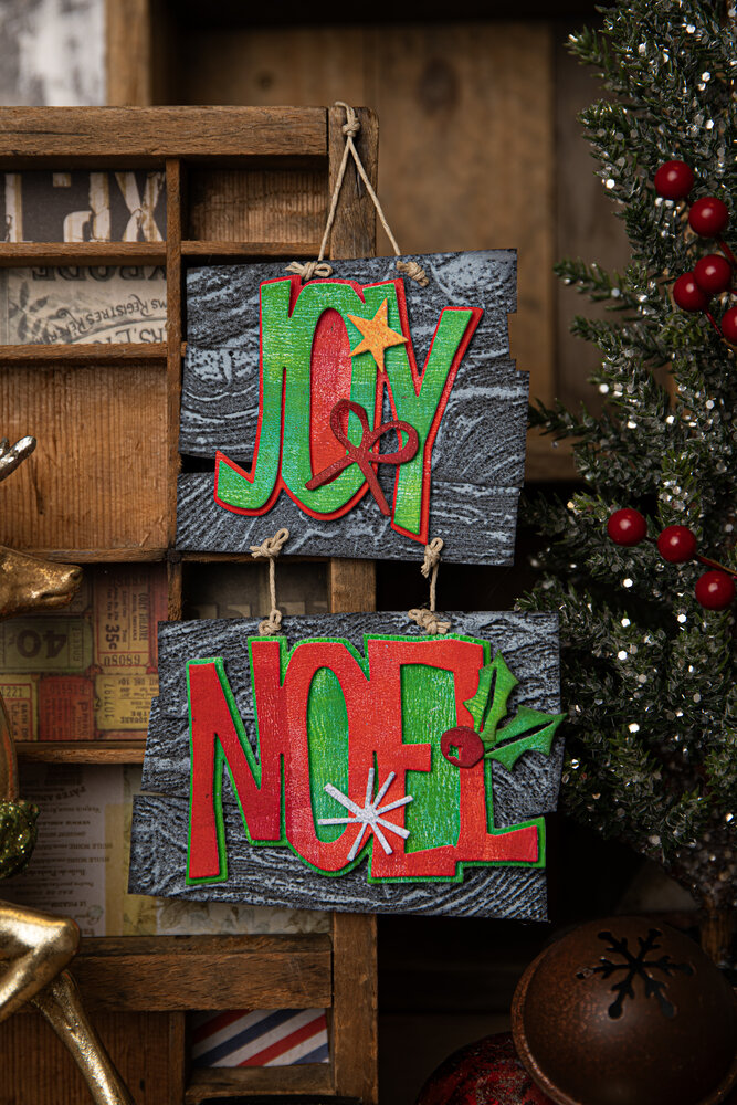 Sizzix Thinlits Die by Tim Holtz Big Tidings (11pcs) (666330) (DISCONTINUED) Sizzix Thinlits Die by Tim Holtz Big Tidings (11pcs) (666330) (DISCONTINUED)